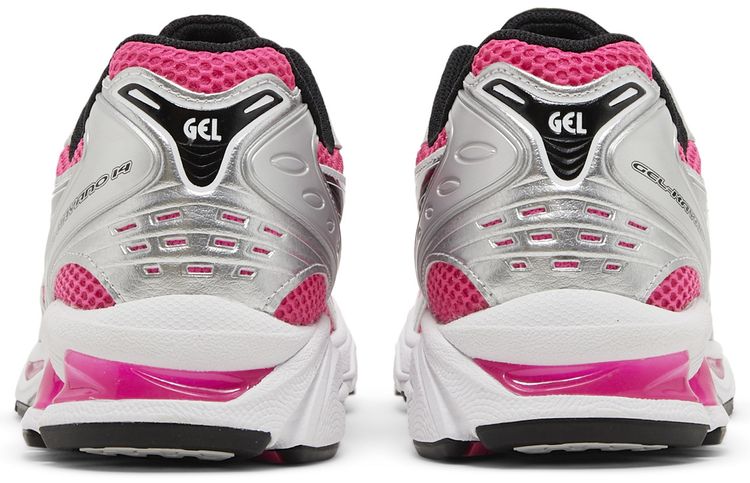 Asics Gel-Kayano 14 Pink Glo talon - technologie GEL et contrefort