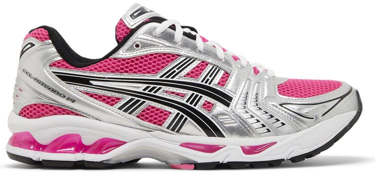 Asics Gel-Kayano 14 Pink Glo rose et gris - sneakers rétro running femme nbaddict