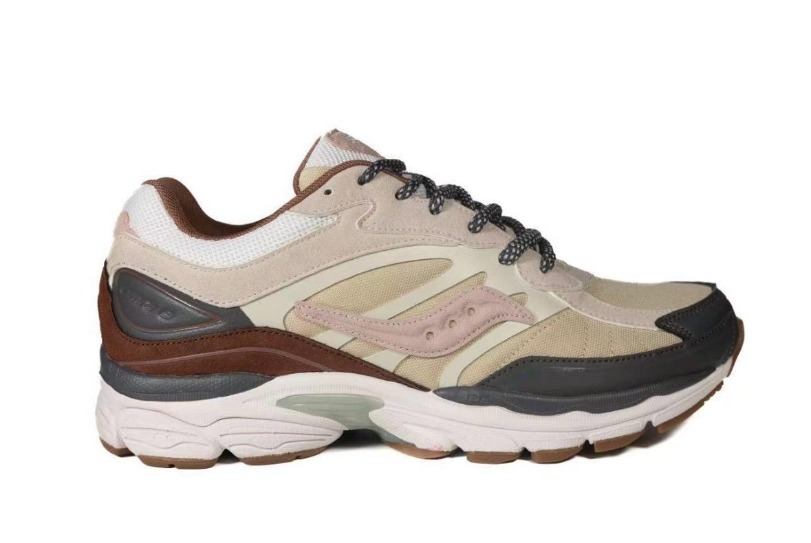 Saucony ProGrid Omni 9 Beige Secure Pack - Sneakers rétro édition spéciale - nbaddict.fr