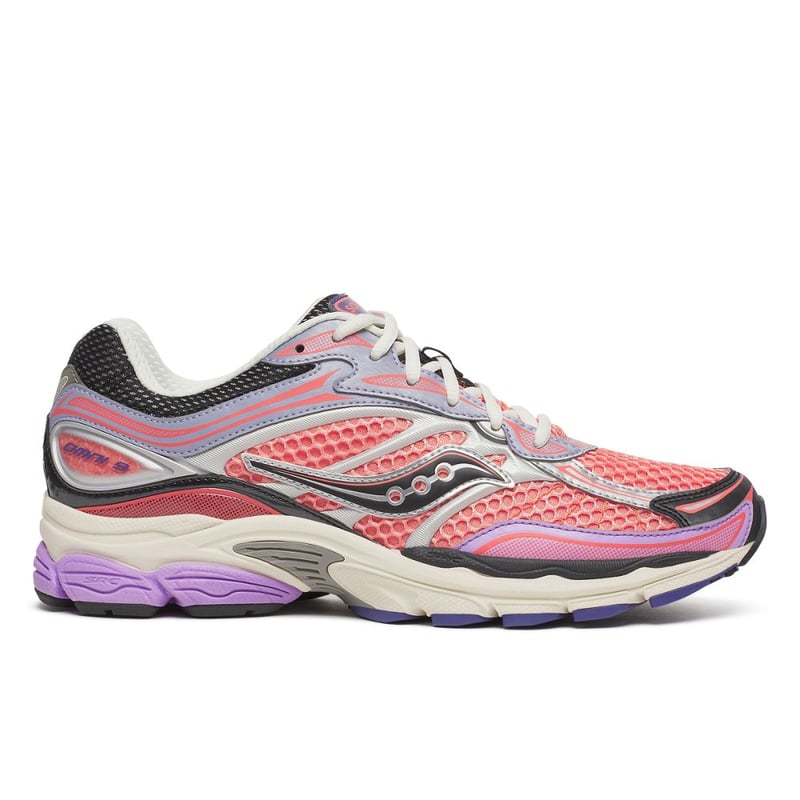 Saucony ProGrid Omni 9 Coral Pink Rose - Sneakers rétro running rose corail - nbaddict.fr