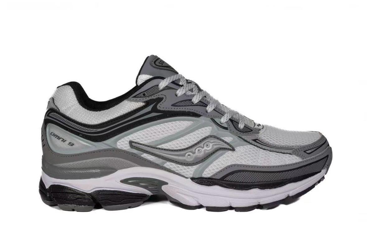 Saucony ProGrid Omni 9 Gris et Blanc - Réplique 1:1 premium sneakers - nbaddict.fr