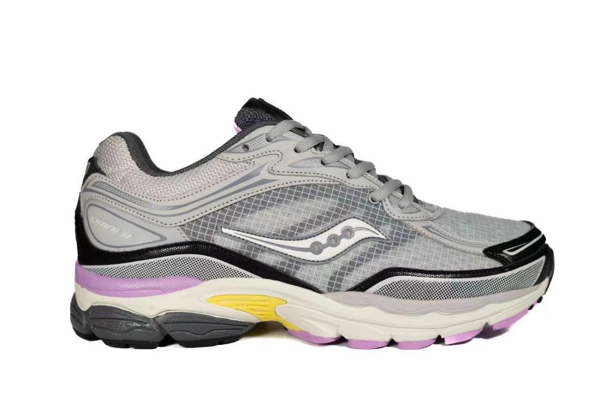 Saucony ProGrid Omni 9 Gris Nova - Sneakers rétro running futuriste - nbaddict.fr