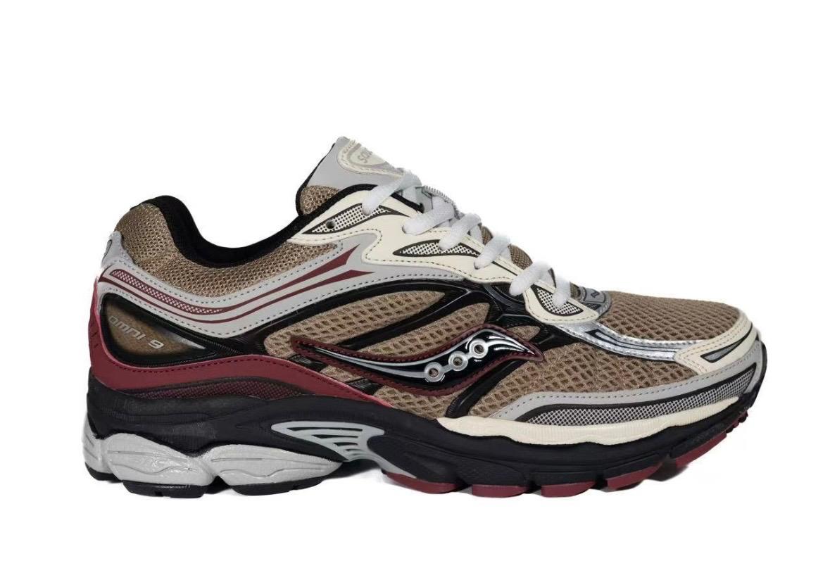 Saucony ProGrid Omni 9 Marron Taupe - Réplique 1:1 premium sneakers - nbaddict.fr