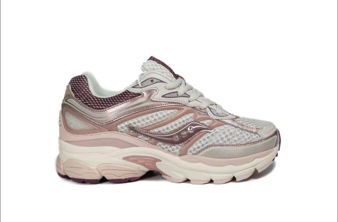 Saucony ProGrid Omni 9 Rose - Sneakers rétro running total rose - nbaddict.fr